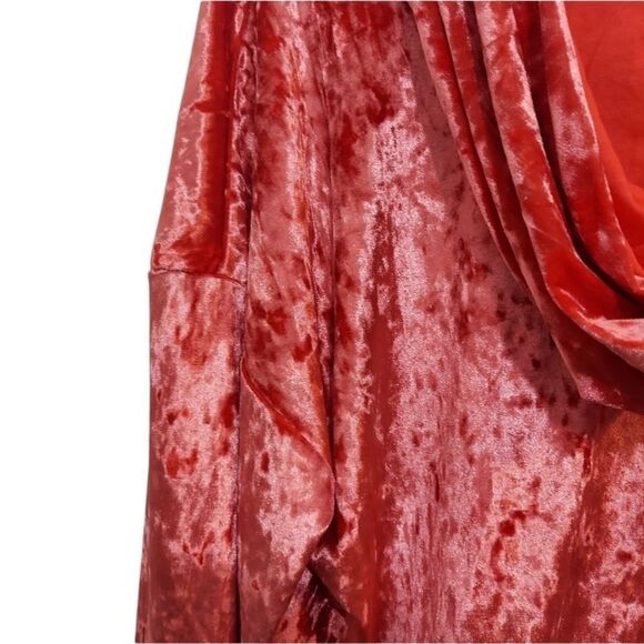 NWT- Fabletics- Crushed Velvet Velour Zip Up Hoodie, Size XL - Picture 8 of 10